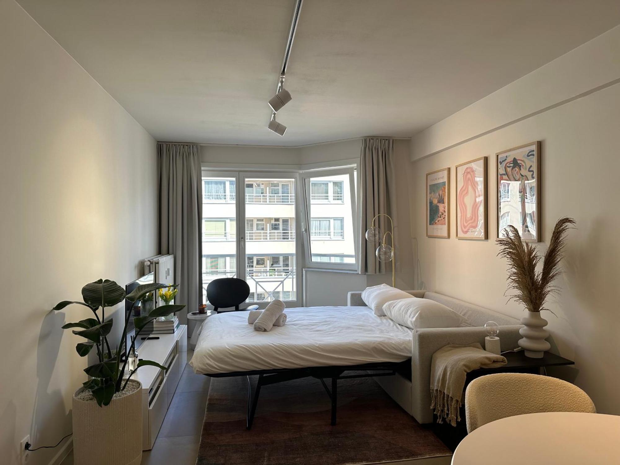 Studio F - 2 Personen - Op 250M Van De Zee Ostende Extérieur photo